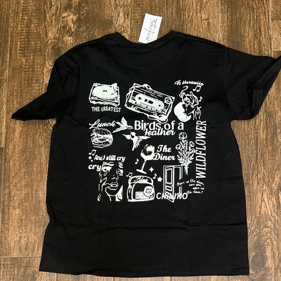 Tops - Oversized Concert Album Shirts Rock Band Tee graphic t-shirt